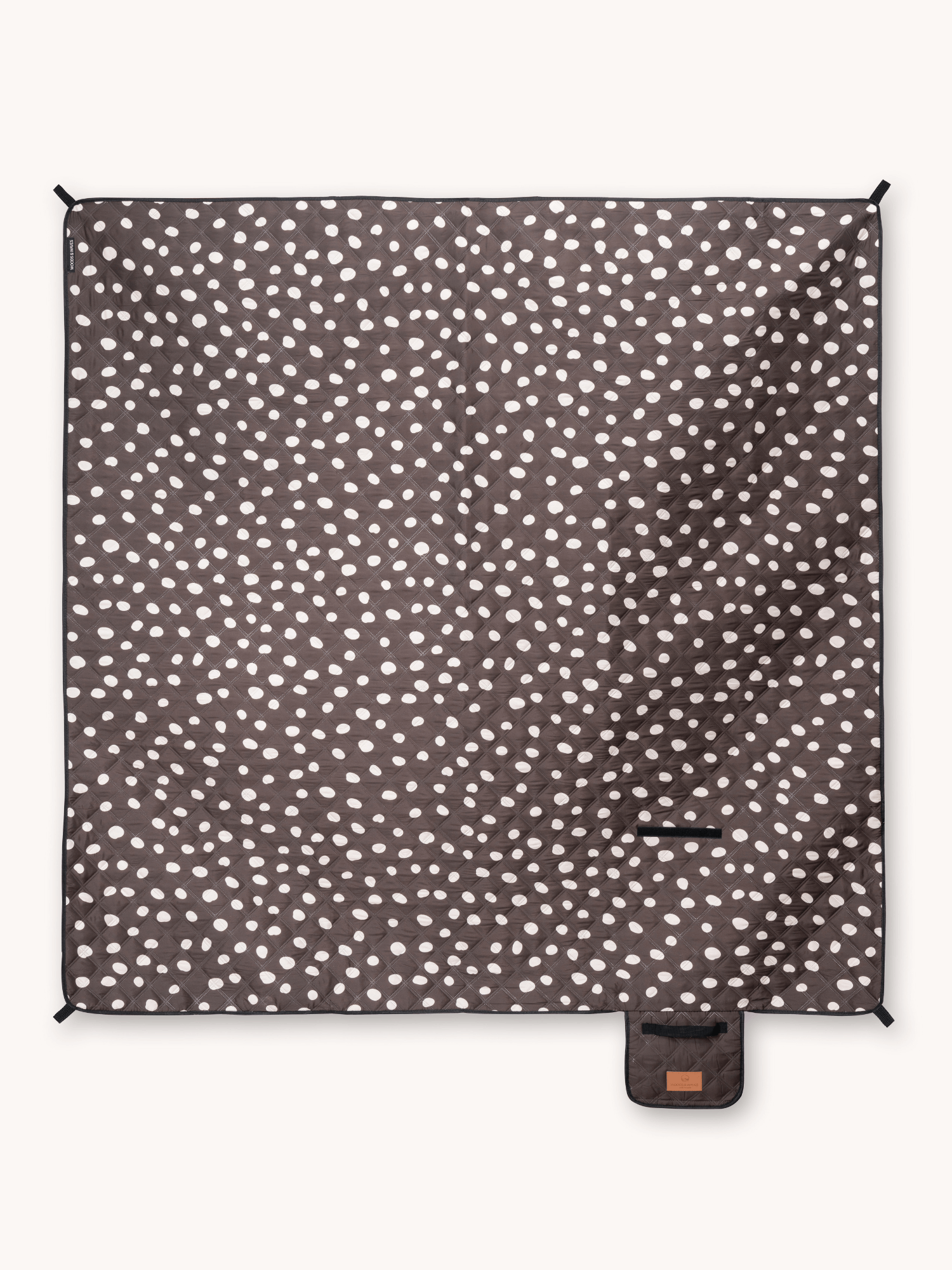 Cocoa Shore - Telo da picnic e da spiaggia (isolante) 200 x 200 cm - XXL Telo da picnic in PET riciclato - impermeabile e termico