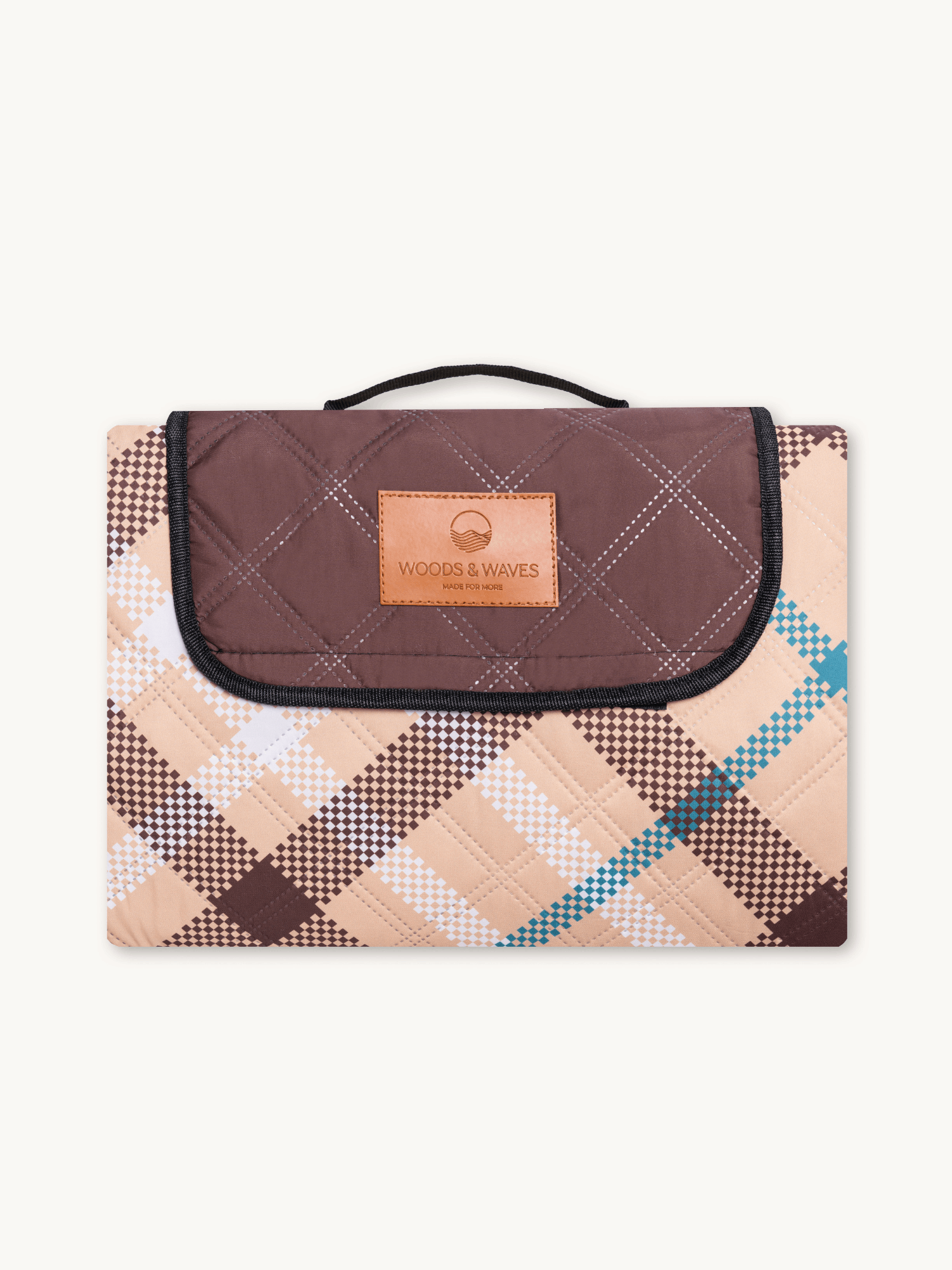 Golden Fields - Telo da picnic e da spiaggia (isolante) 200 x 200 cm - XXL Telo da picnic in PET riciclato - impermeabile e termico