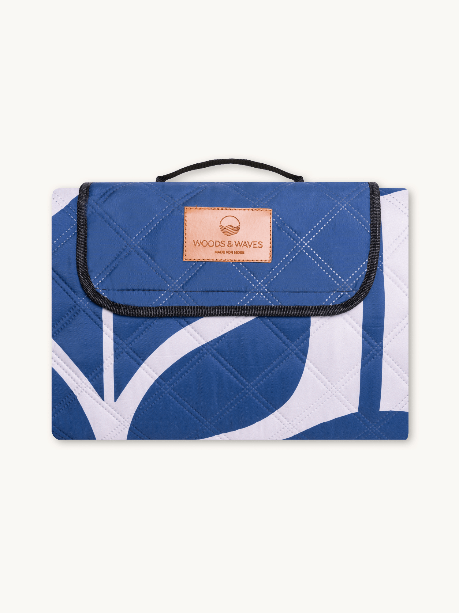 Indigo Bloom - Telo da picnic e da spiaggia (isolante) 200 x 200 cm - XXL Telo da picnic in PET riciclato - impermeabile e termico