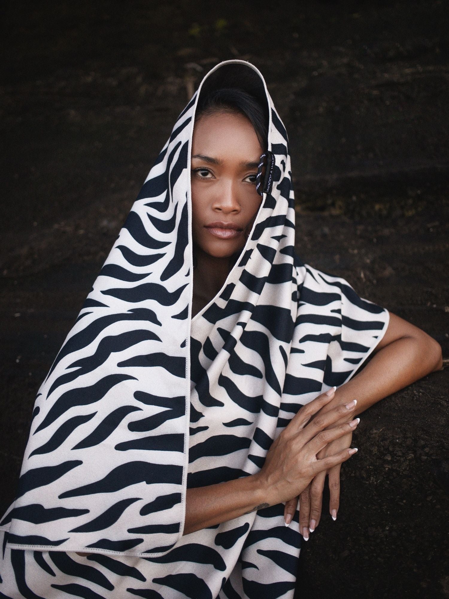 Beach Safari - Telo da viaggio e da spiaggia ad asciugatura rapida con tasca segreta