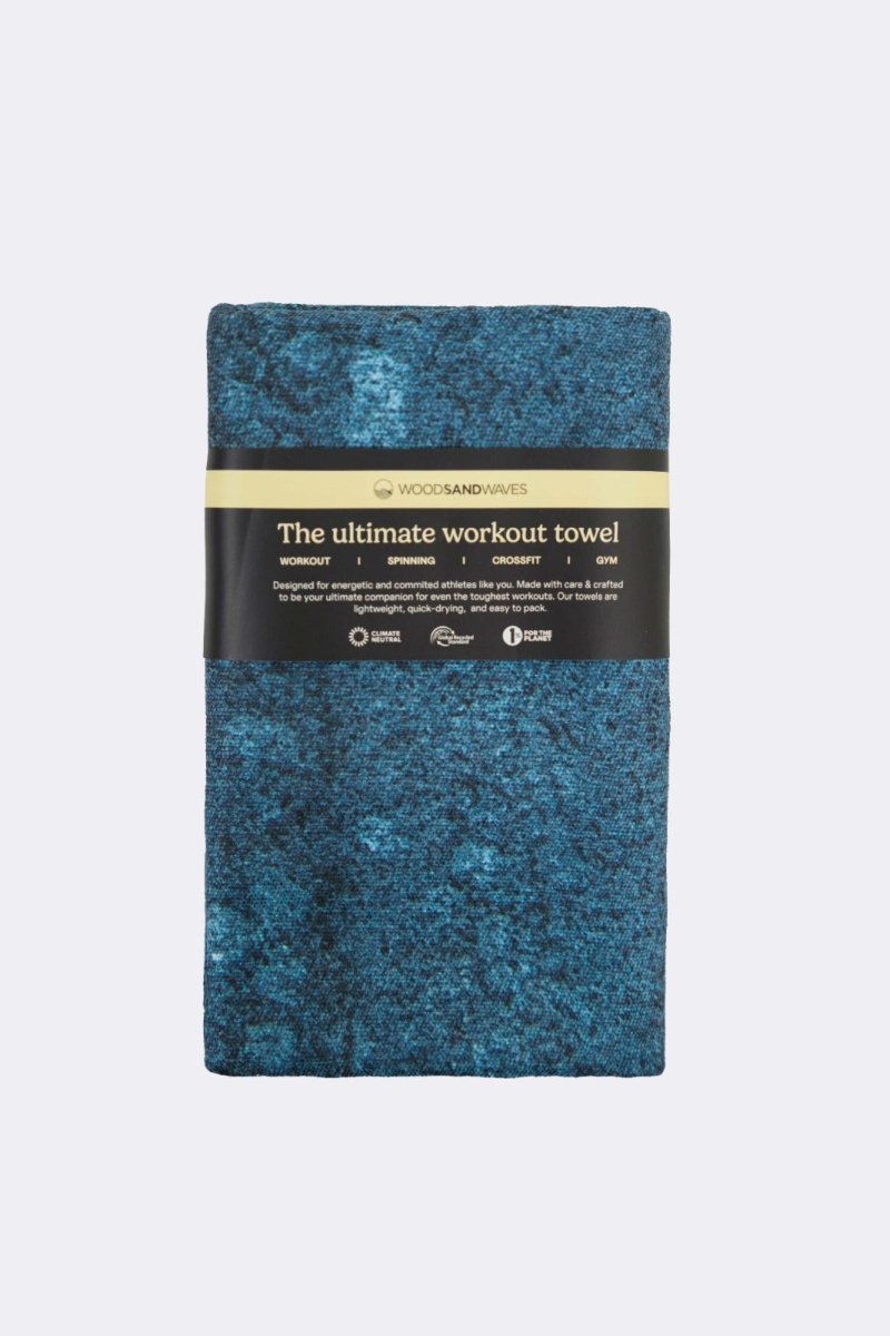 Blue Rebel - Sporthandtuch mit Magnet & Zipper - Tasche - woodsandwaves.co