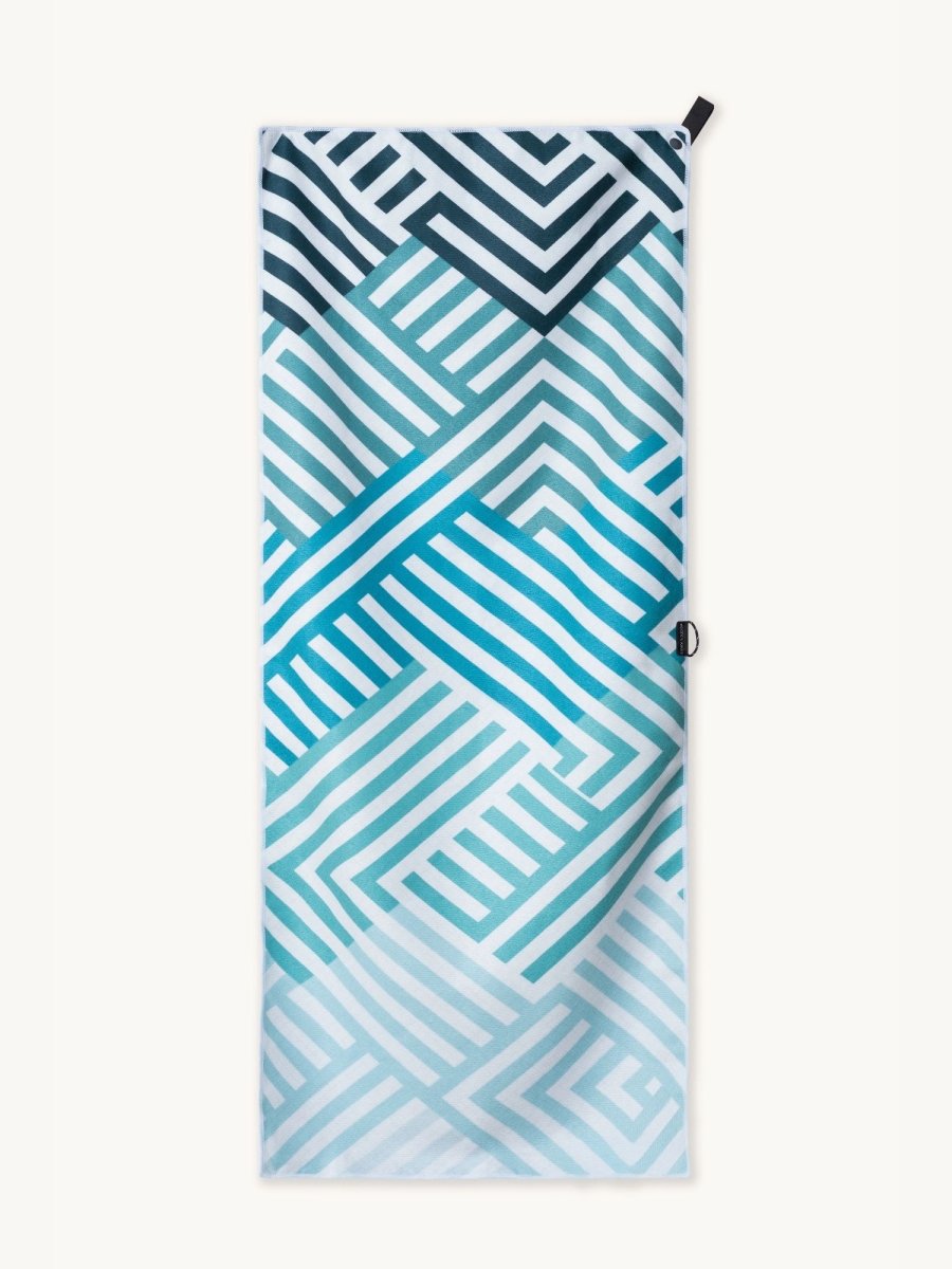 Mint Relaxation - Sporthandtuch mit Magnet & Zipper - Tasche - woodsandwaves.co