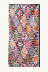 Mosaics - Duschhandtuch aus Premium Mikrofaser - angenehm auf der Haut - woodsandwaves.co