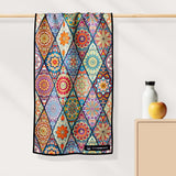 Mosaics - Ultra - leichtes Outdoor - und Wanderhandtuch - woodsandwaves.co