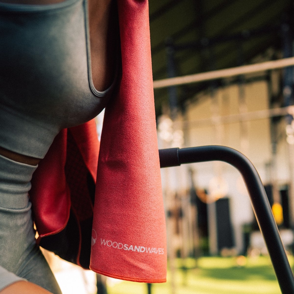 Sporthandtuch mit Magnet & Zipper - Tasche - woodsandwaves.co