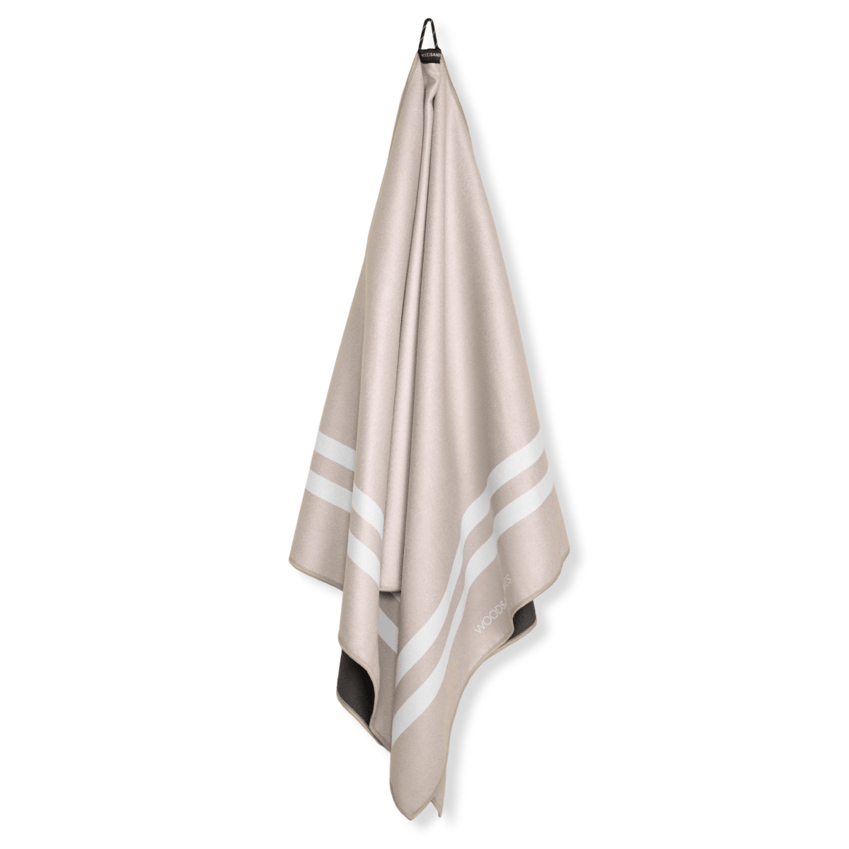 Stripes Moonbeam - Duschhandtuch aus Premium Mikrofaser - angenehm auf der Haut - woodsandwaves.co