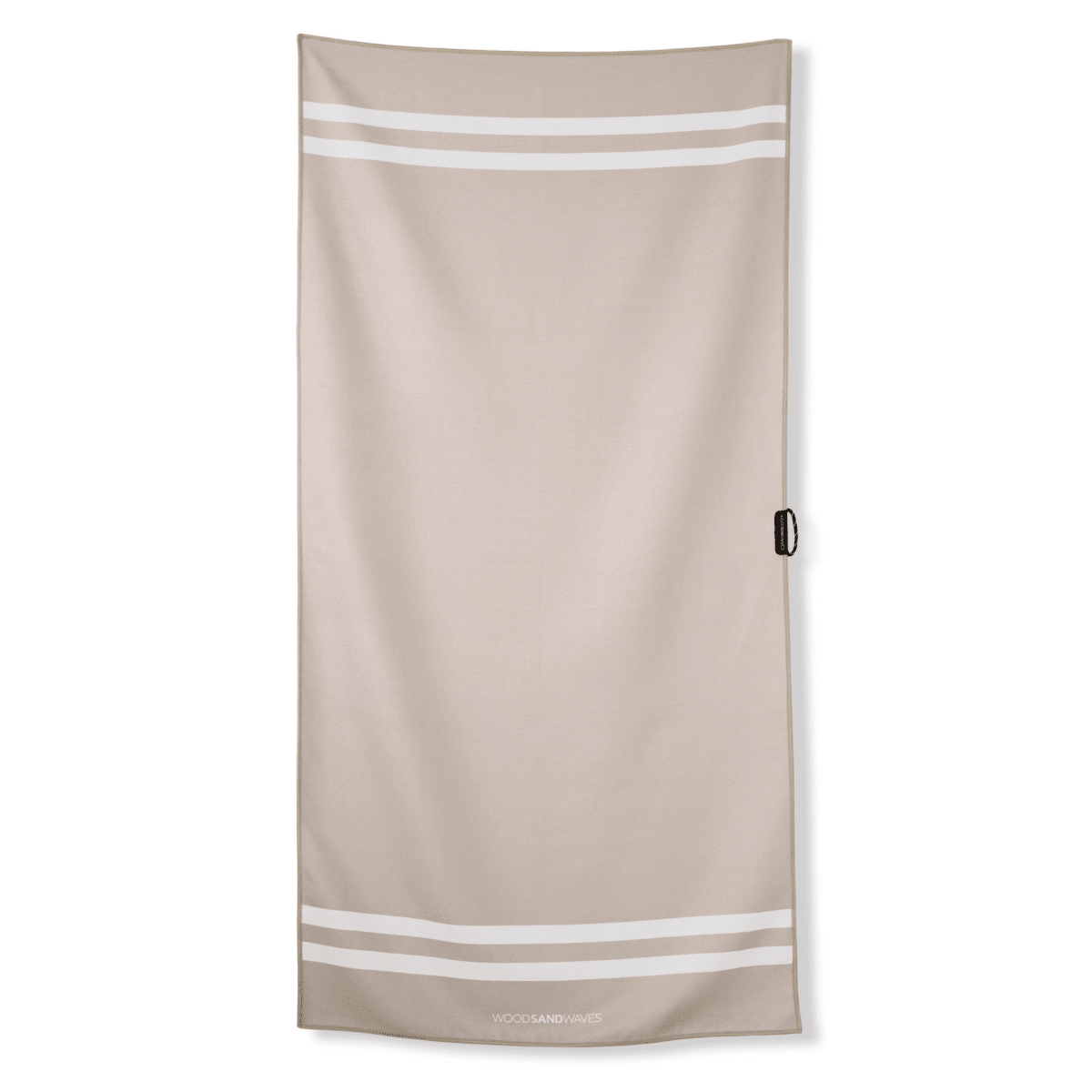 Stripes Moonbeam - Duschhandtuch aus Premium Mikrofaser - angenehm auf der Haut - woodsandwaves.co