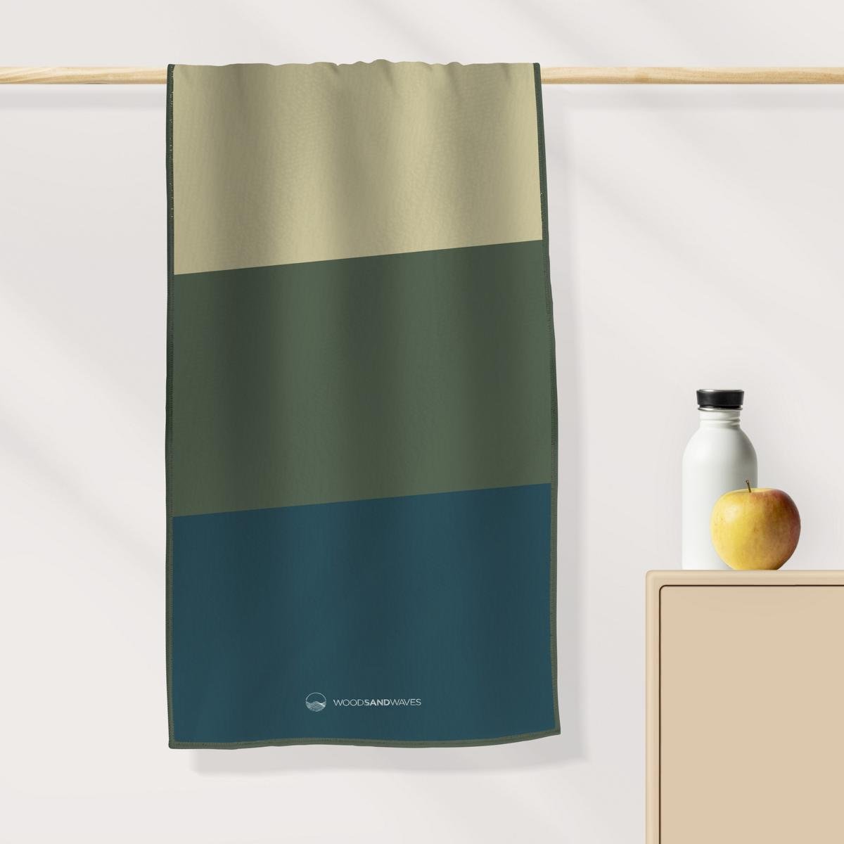 Summit Stripes I - Ultra - leichtes Outdoor - und Wanderhandtuch - woodsandwaves.co