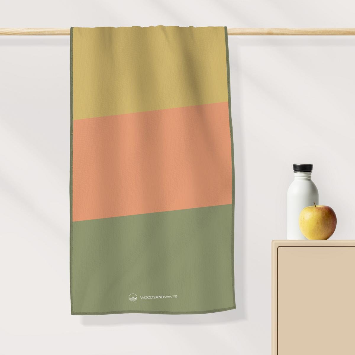 Summit Stripes II - Ultra - leichtes Outdoor - und Wanderhandtuch - woodsandwaves.co