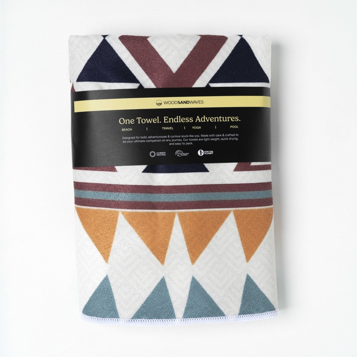 Warm Earth - Duschhandtuch aus Premium Mikrofaser - angenehm auf der Haut - woodsandwaves.co