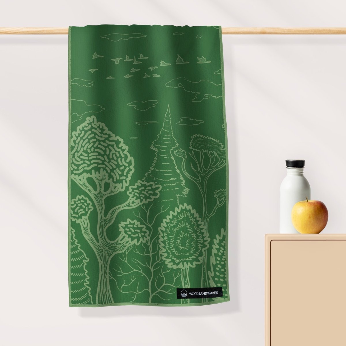 Wild Woods - Ultra - leichtes Outdoor - und Wanderhandtuch - woodsandwaves.co